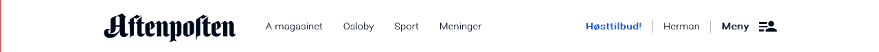 Menylinje